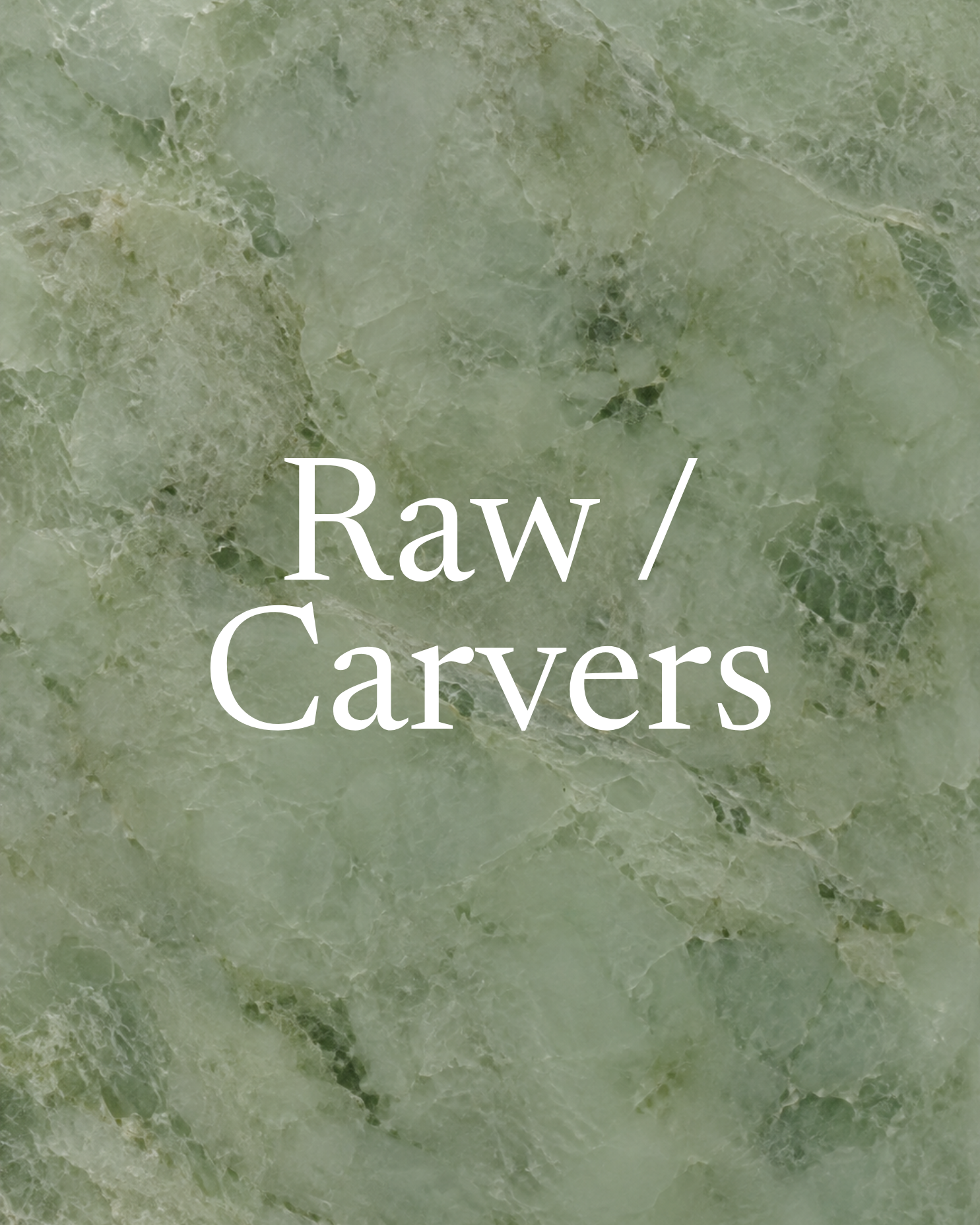 Raw Jade / Carvers Stone