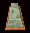 Rare Jade Ingot mounted on a rimu shoe (IN0001)