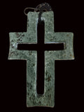 Kokopu jade crucifix with adjustable cord