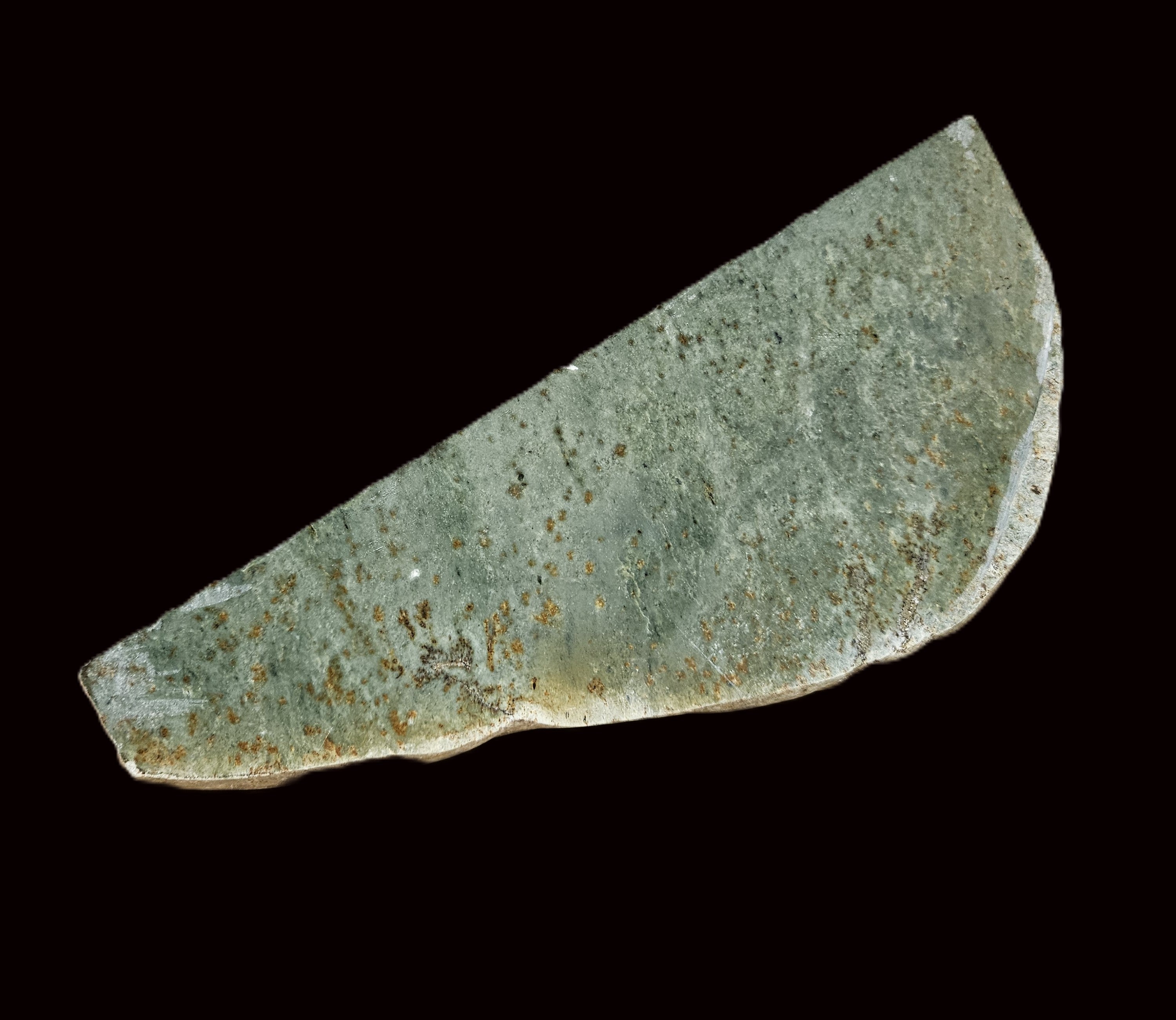 Kokopu jade carvers stone, second view