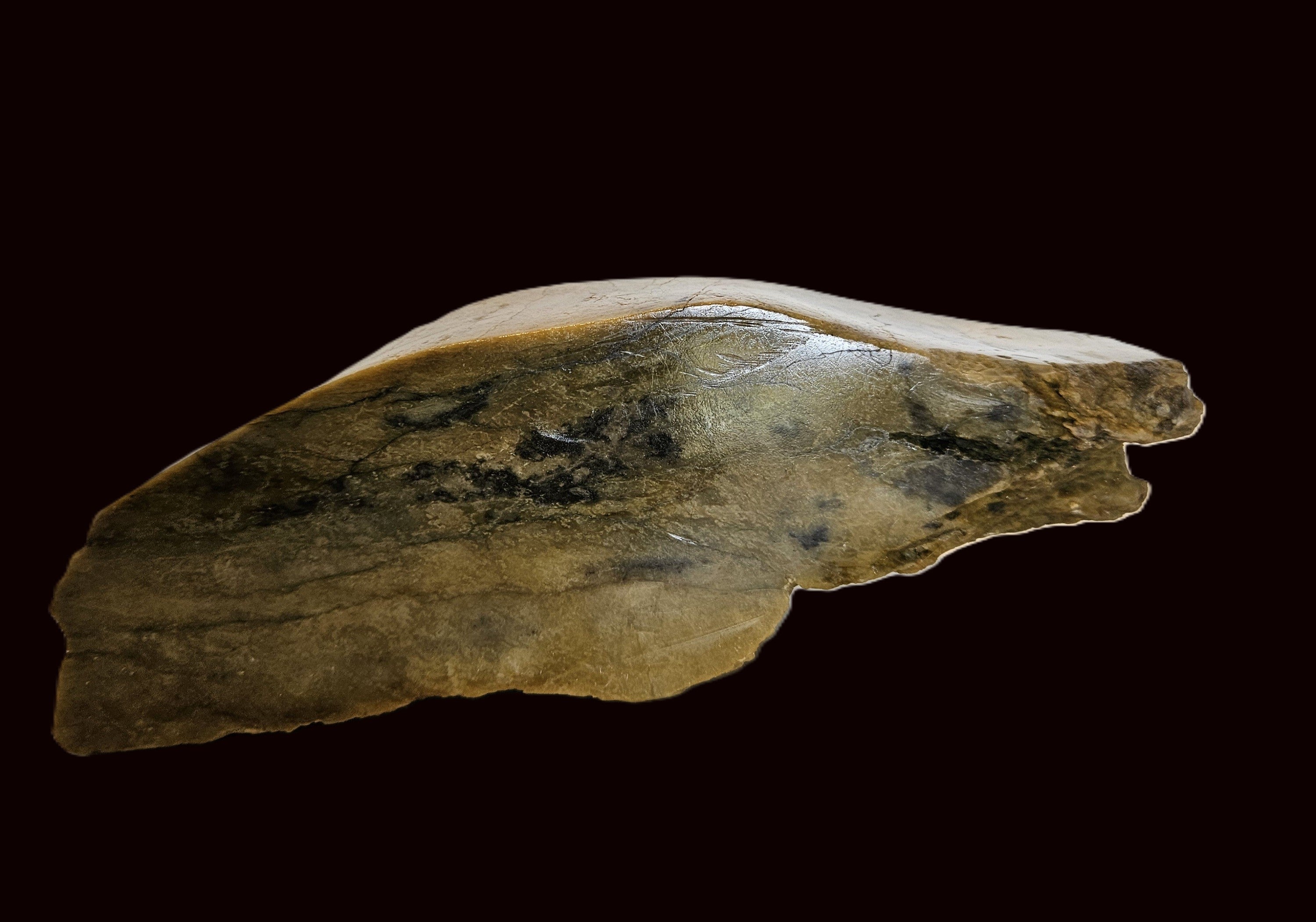 Mutton fat carvers jade, fourth view