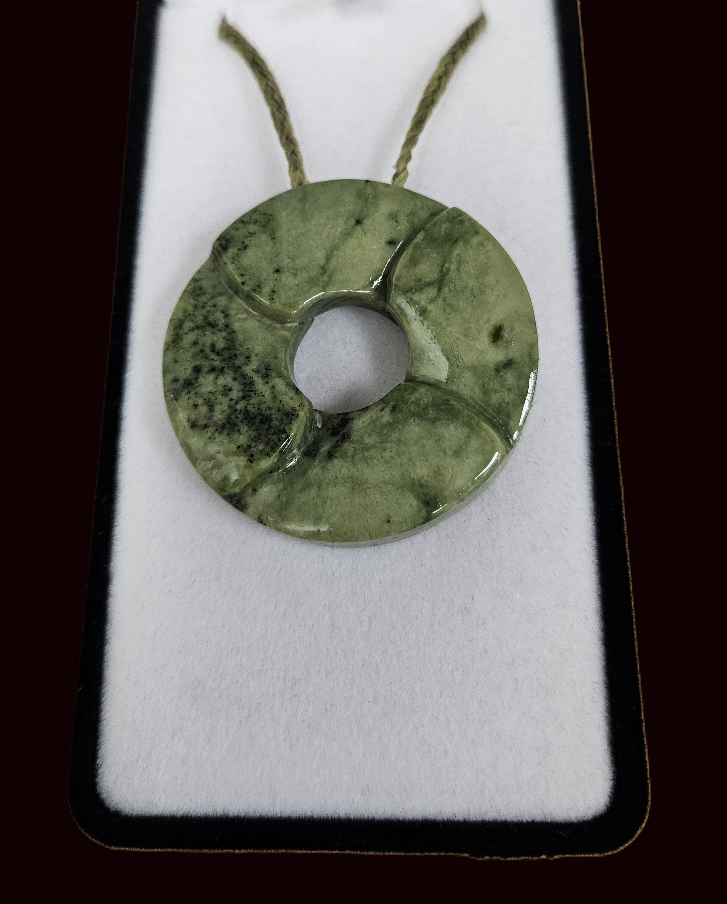 Koru jade pendant