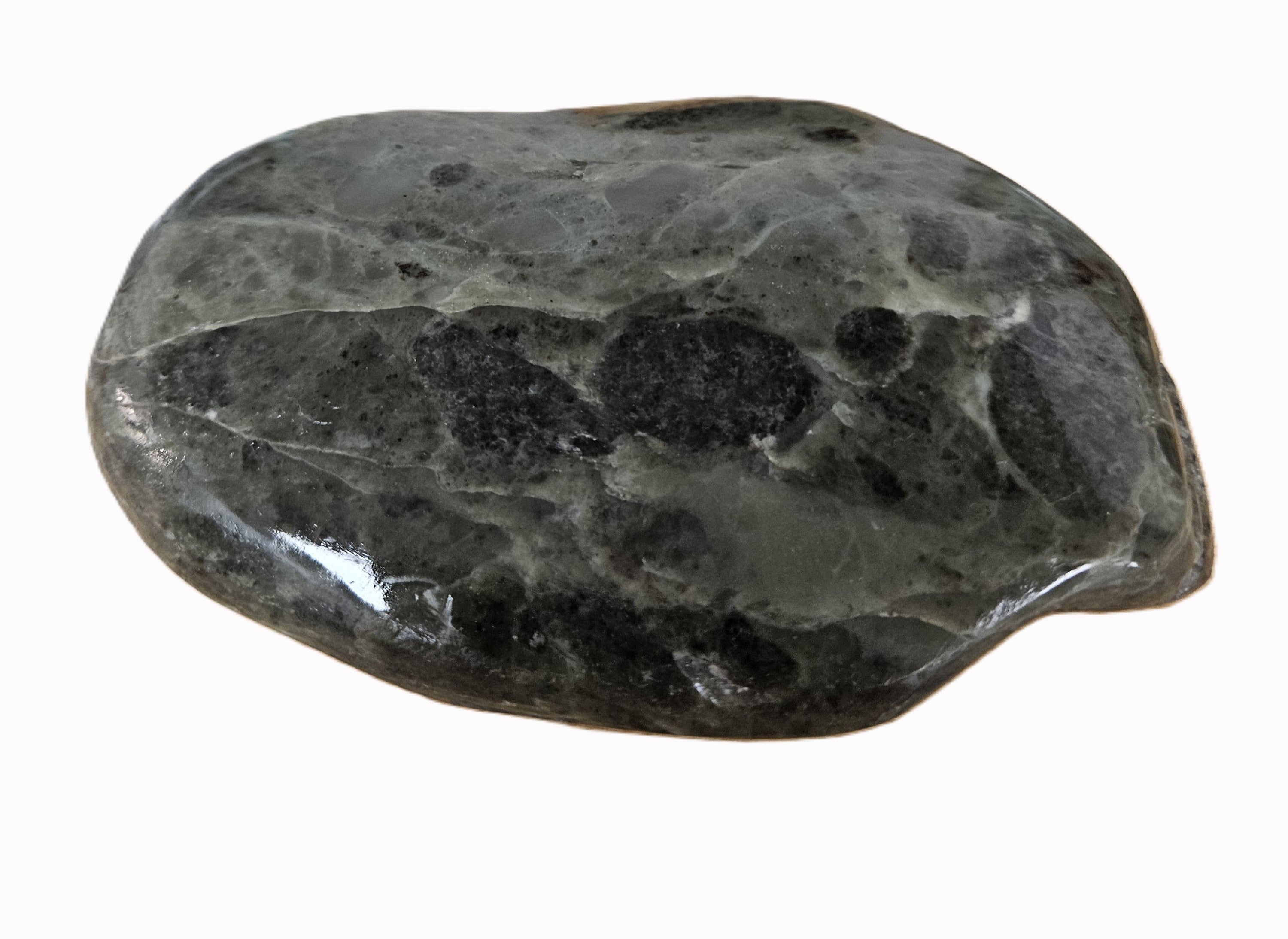 Personal handheld jade touch stone