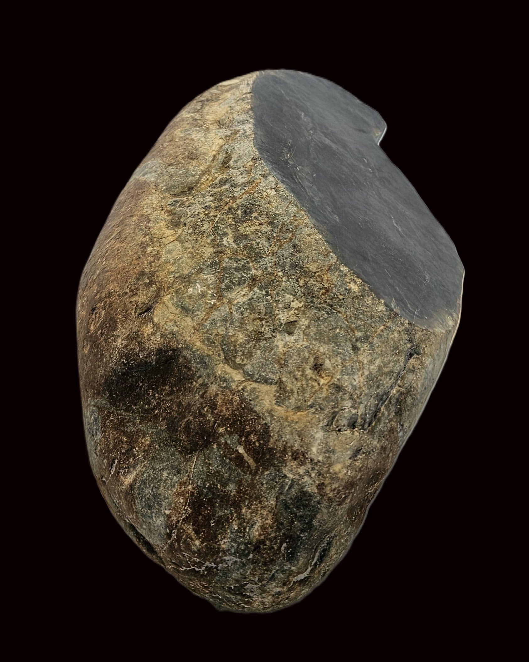 Tangiwai jade carvers stone, second view