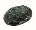 Personal jade pocket stone with palm and thumb indentation